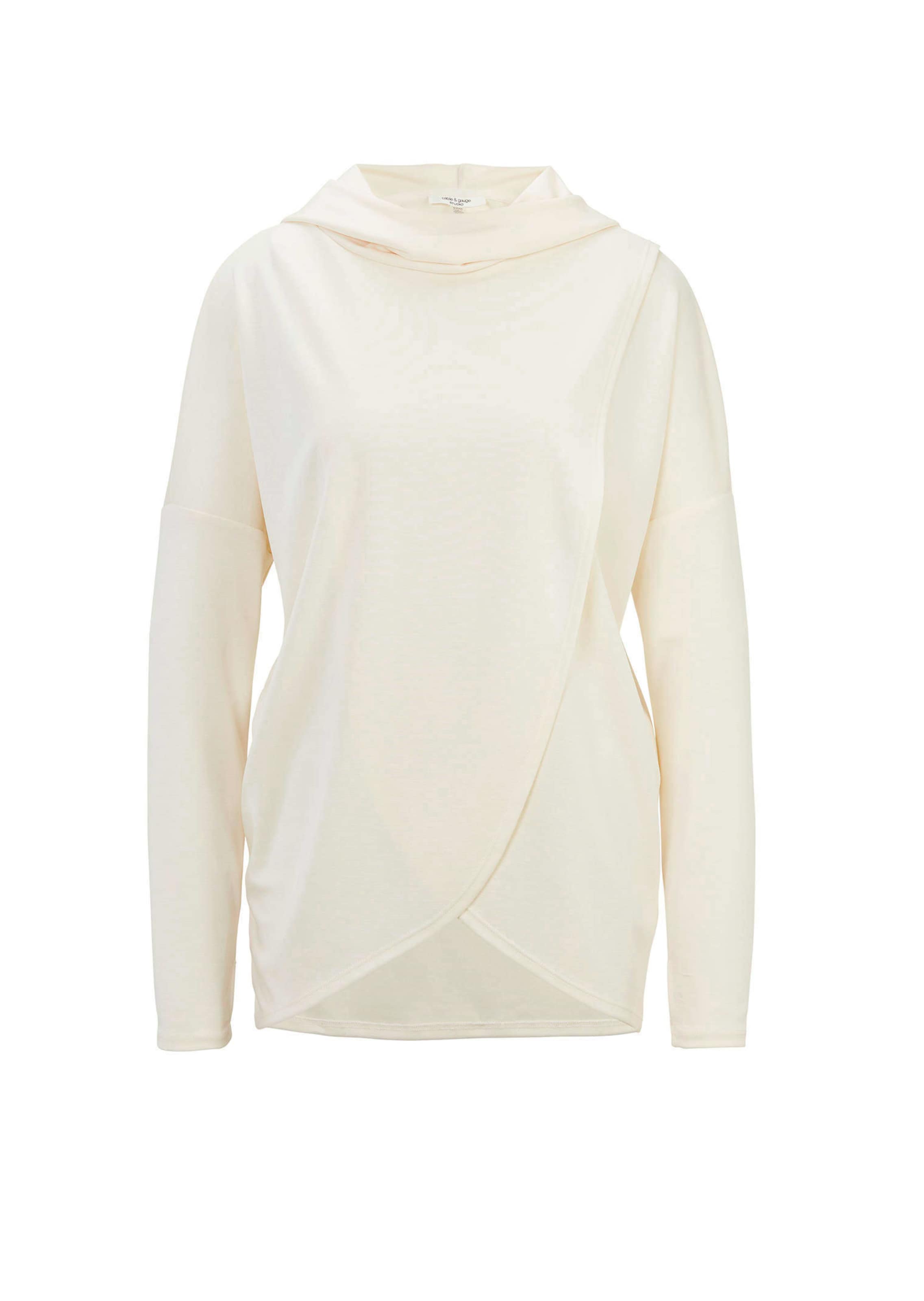 Langarmshirt in Tulpenform mit Kapuze