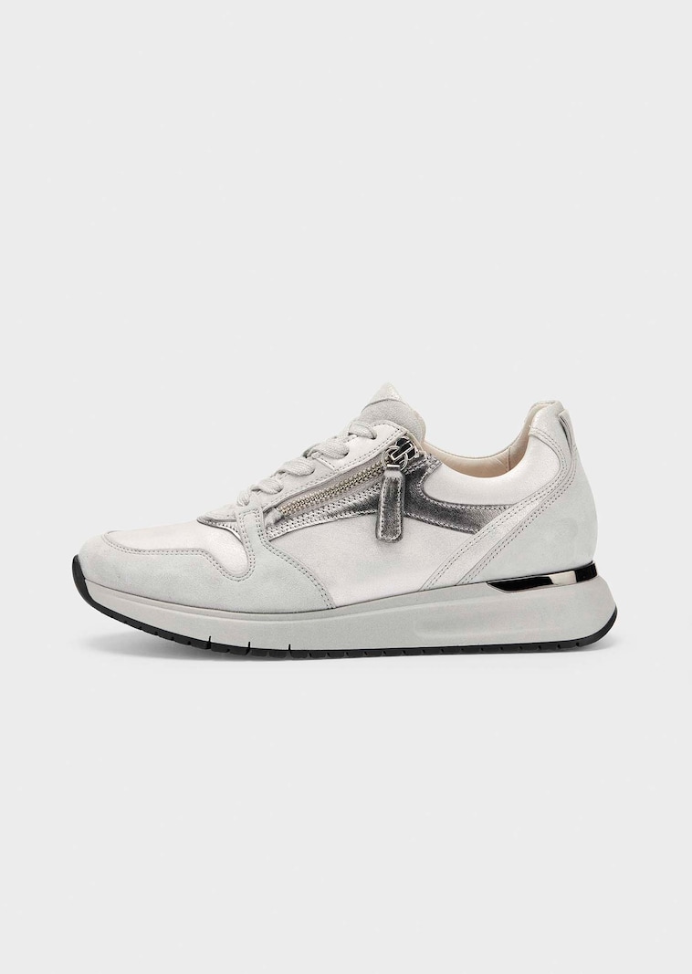 Sneakers en cuir noble