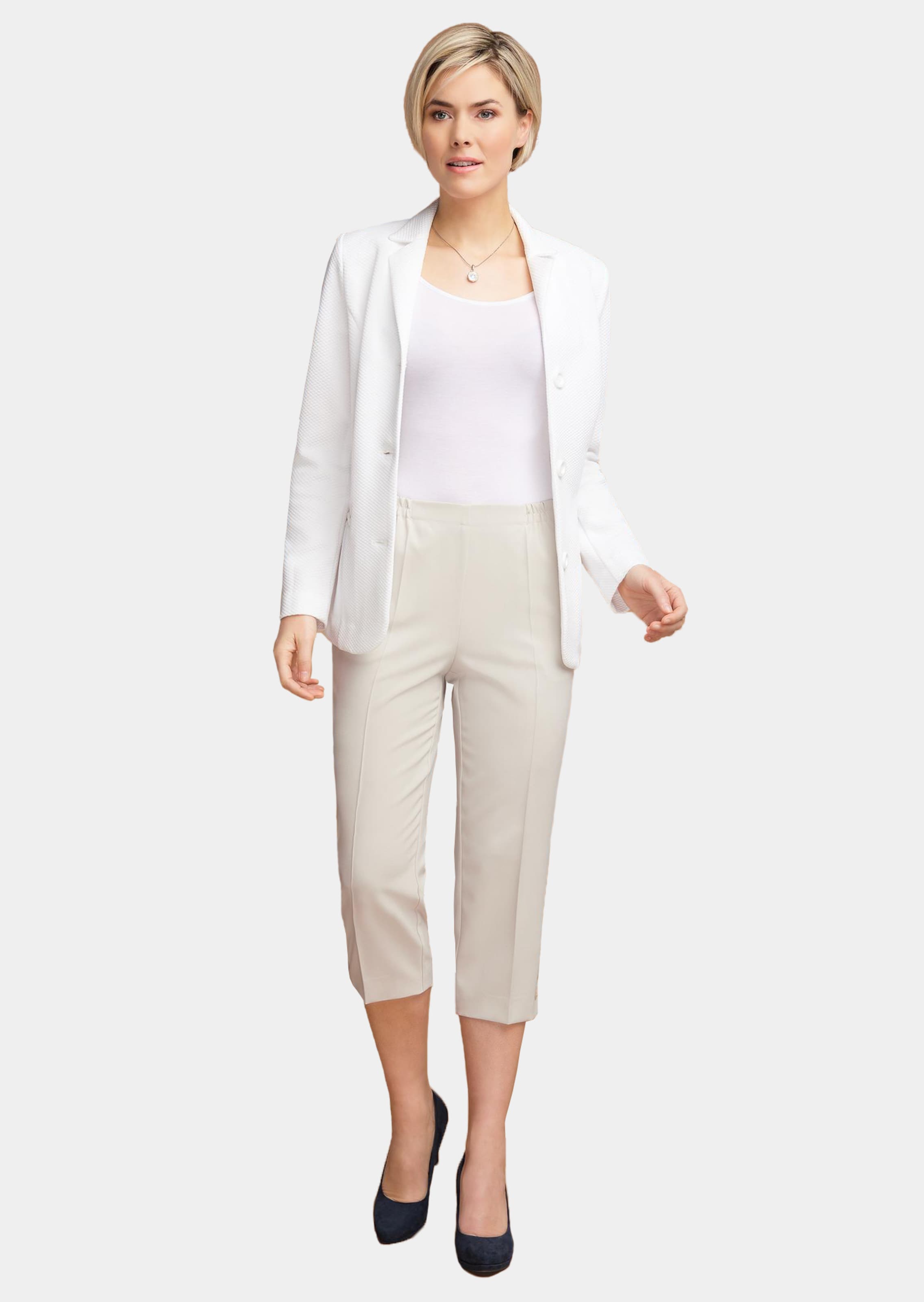 Corsaire facile d'entretien - gris pierre - Gr. 52 de Goldner Fashion