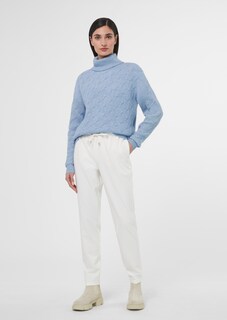 Zopfmuster-Pullover aus Schurwolle und Kaschmir thumbnail 2