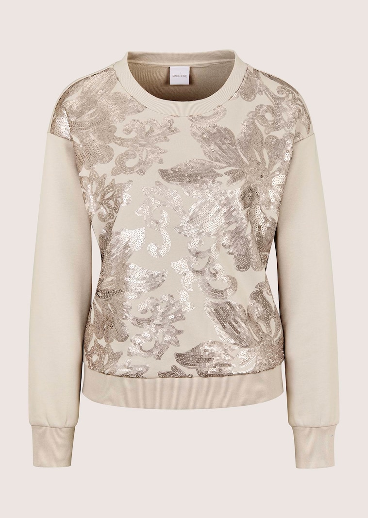 Sweatshirt mit Pailletten