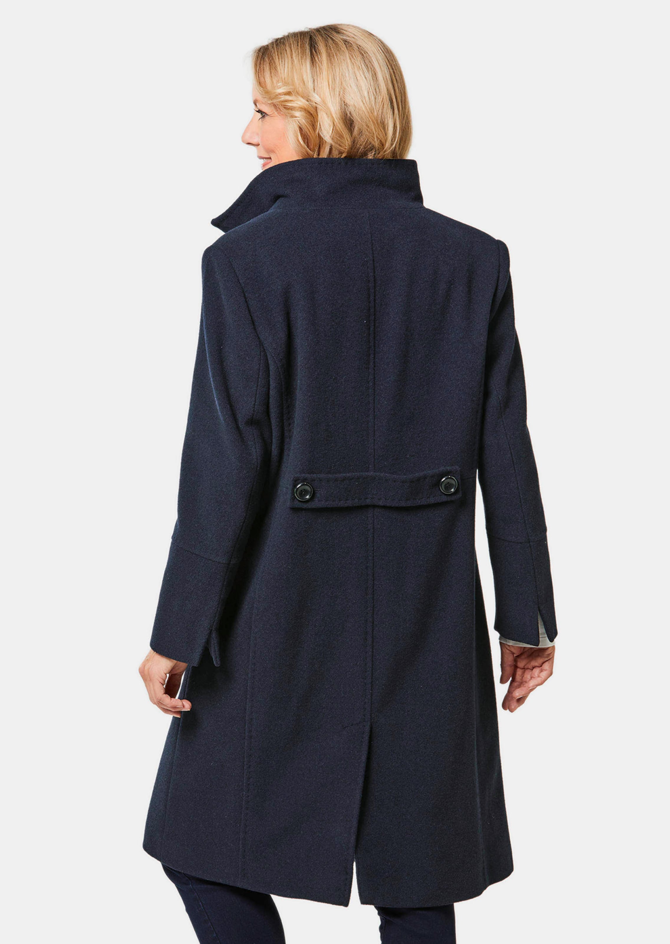 Manteau en laine - marine - Gr. 38 de Goldner Fashion