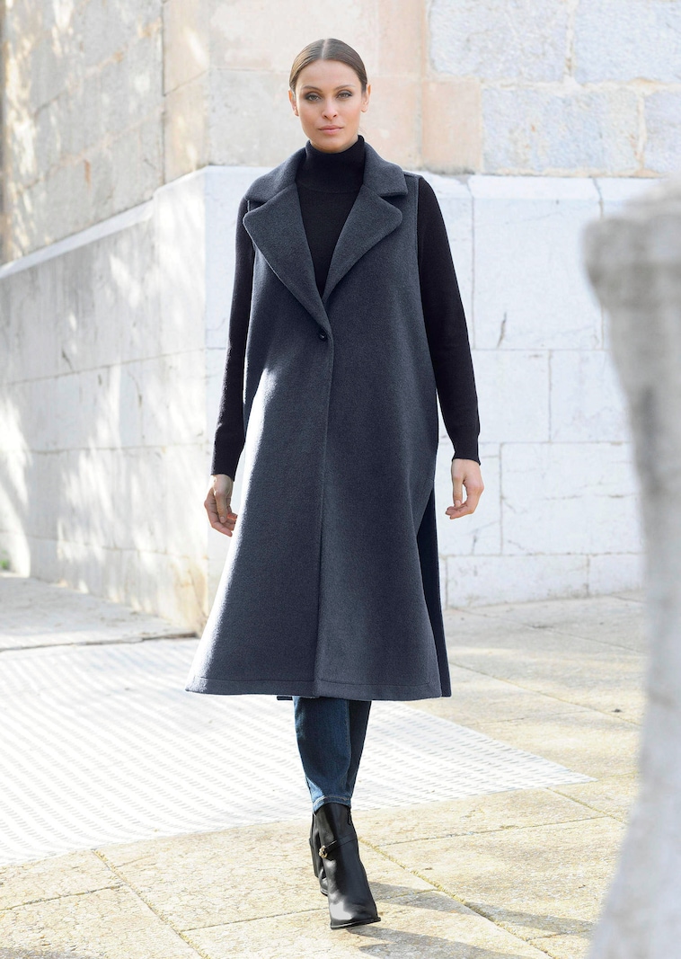 Weste mit Reverskragen