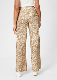 Wide trousers with paisley pattern thumbnail 3
