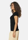 figurbetonter Kurzarm-Pullover mit Struktur-Muster thumbnail 4