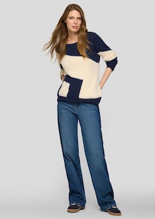 Pull en tricot et fil plume thumbnail 2