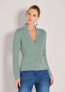 Tricot blazer. Puur katoen thumbnail 1