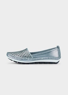 Leder-Slipper mit Wechselfußbett thumbnail 4