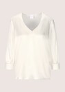 Blusenshirt aus Seidenstretch mit V-Ausschnitt thumbnail 6