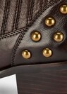 Enkellaarsjes in cowboystijl met studs thumbnail 3