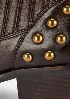 Enkellaarsjes in cowboystijl met studs thumbnail 3