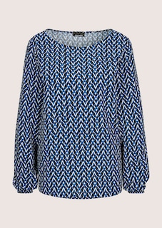 Bluse mit grafischem Print thumbnail 6