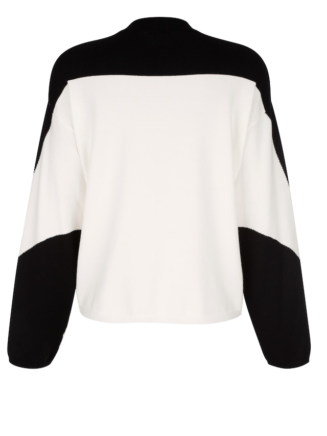 Pullover in Bi-Color Optik 5