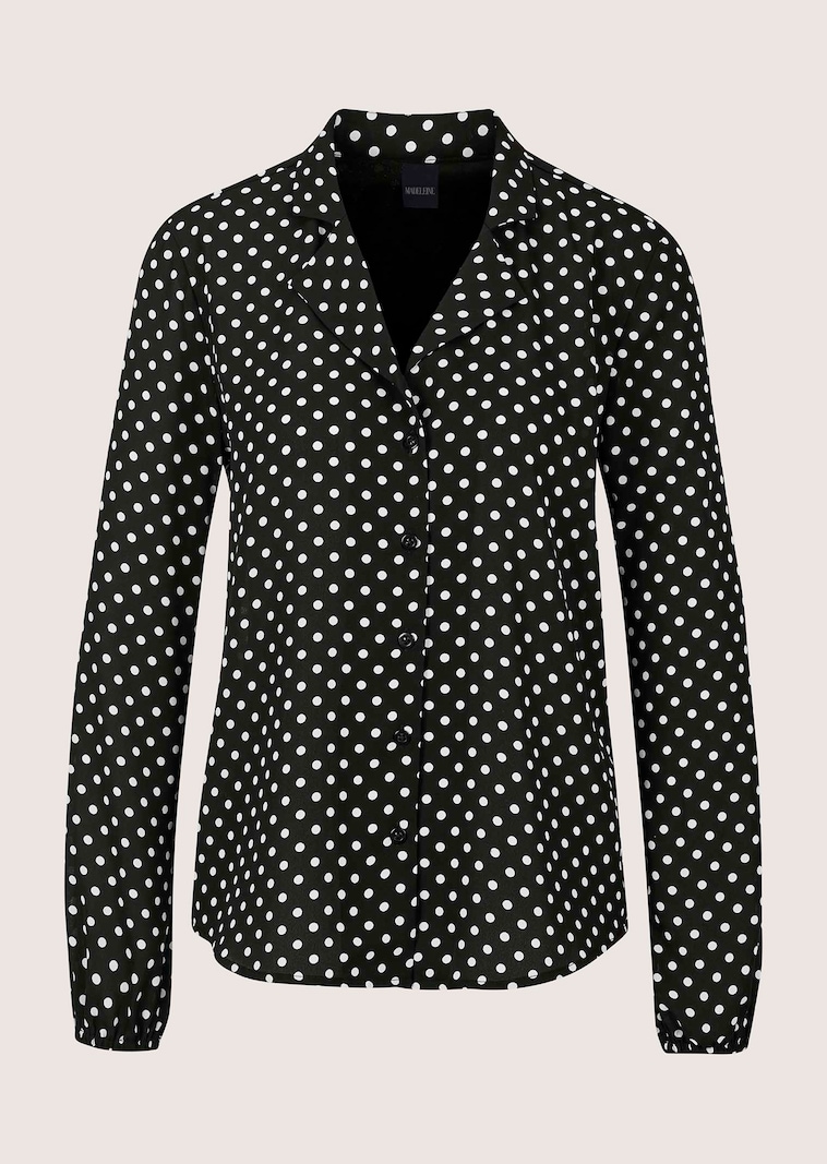 Bluse mit Punkten