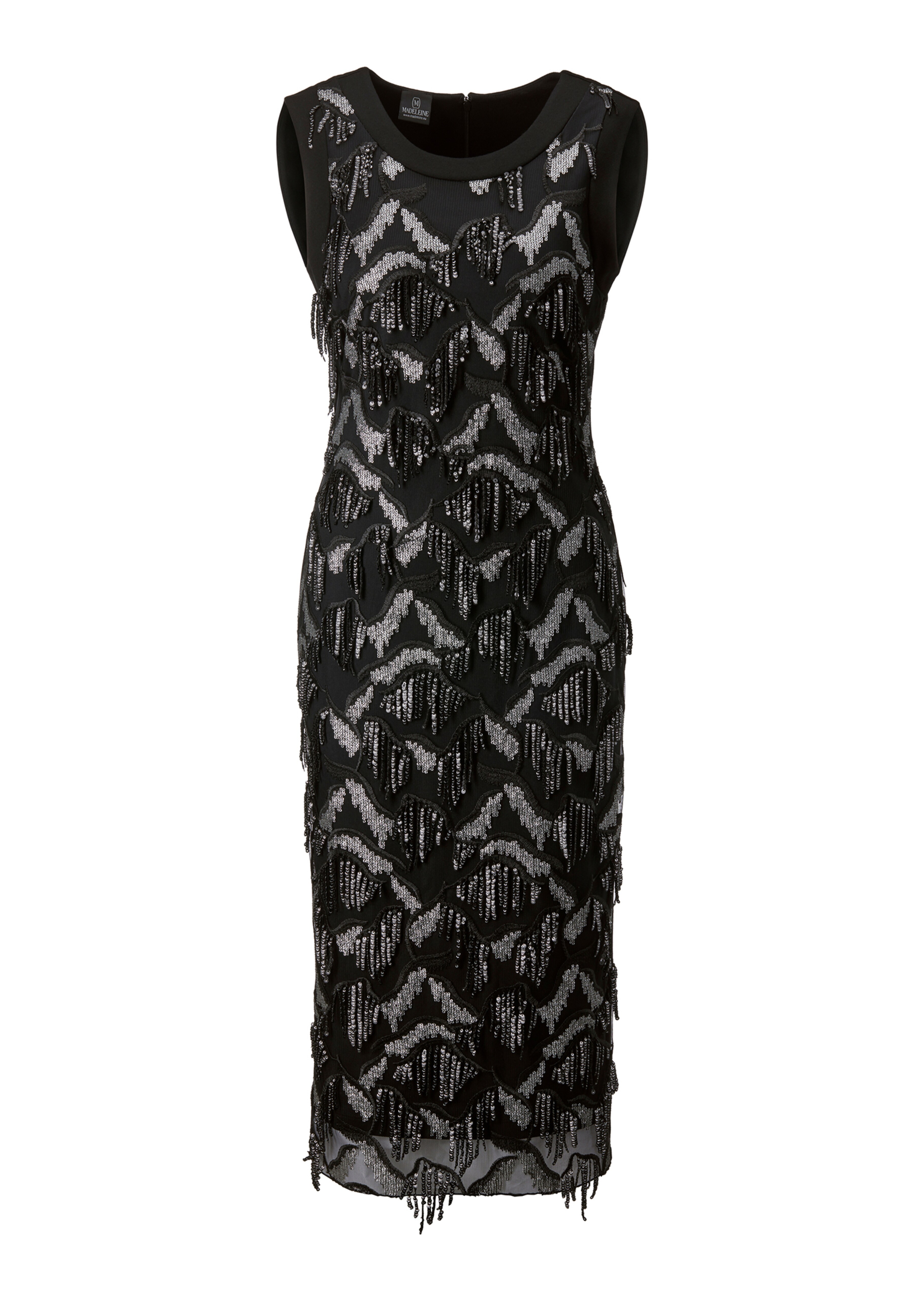 Sequin embroidered dress