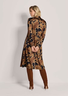 Schluppen-Kleid mit Allover-Blütenprint thumbnail 3