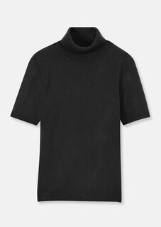 Rollkragenpullover mit kurzem Arm thumbnail 6
