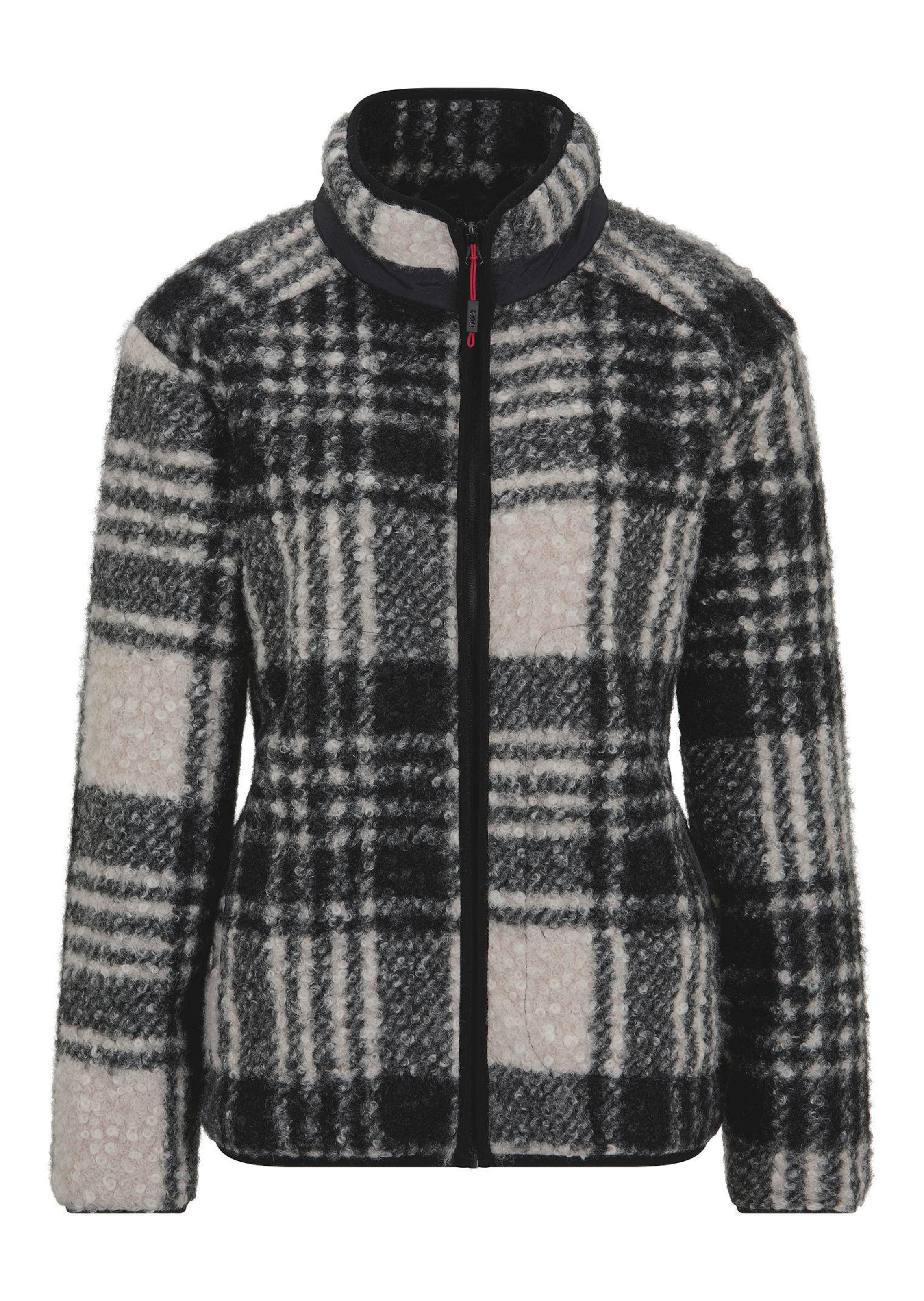Fleecejacke mit Stehkragen