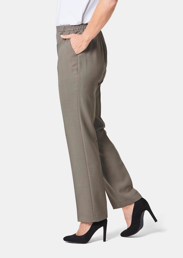 Kreukarme broek Martha met SilverFresh-bewerking en elastische tailleband 3