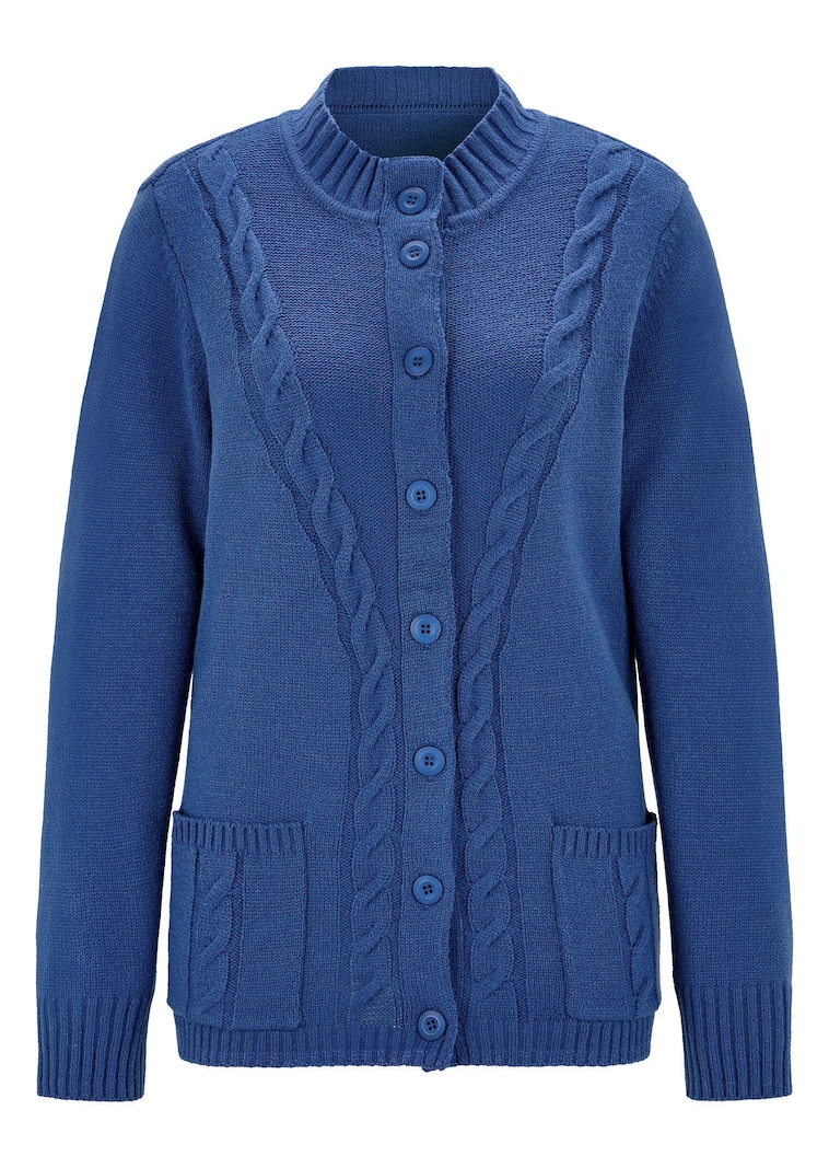 Cardigan avec motif torsadé