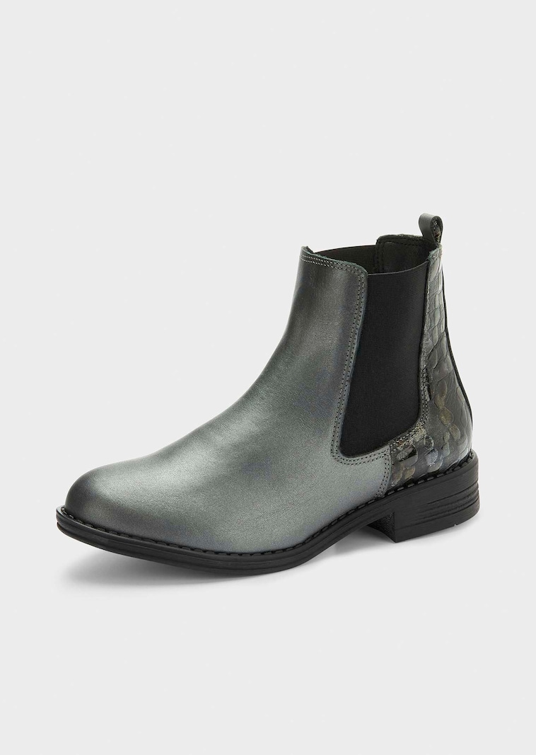 Chelsea-boots met animal-opdruk