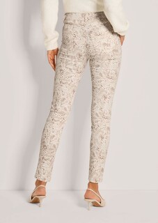 Gemusterte Slim-Hose im 4-Pocket-Style thumbnail 3