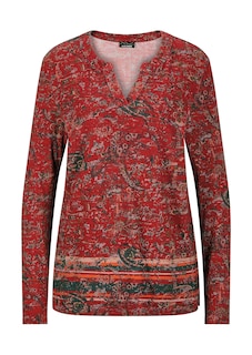 Langarmshirt mit Paisleymuster thumbnail 6