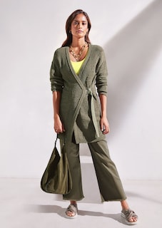 Strickjacke aus Bändchengarn thumbnail 7