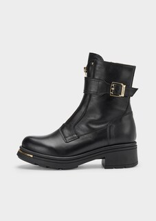 Leder-Stiefelette mit Schnalle thumbnail 4