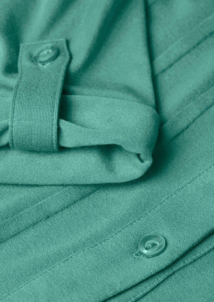 Figurschmeichelnde Shirttunika mit Biesen