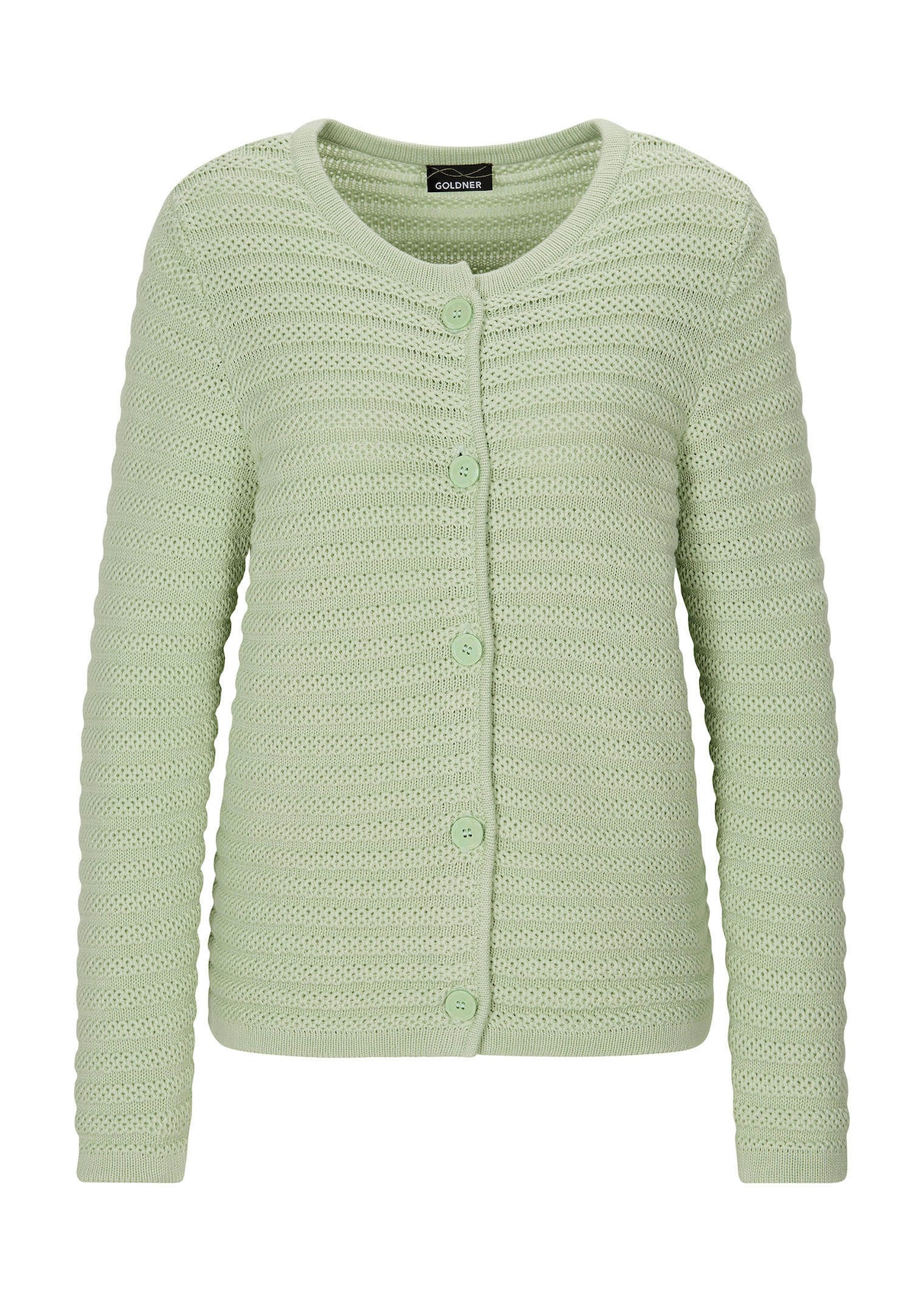 Veste en tricot ajouré pur coton