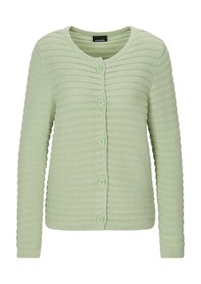 Ajour-Strickjacke aus reiner Baumwolle thumbnail 6