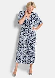 Elegantes Plisseekleid in Wickeloptik thumbnail 2