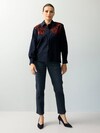 Hemdbluse mit Stickerei-Akzenten thumbnail 7
