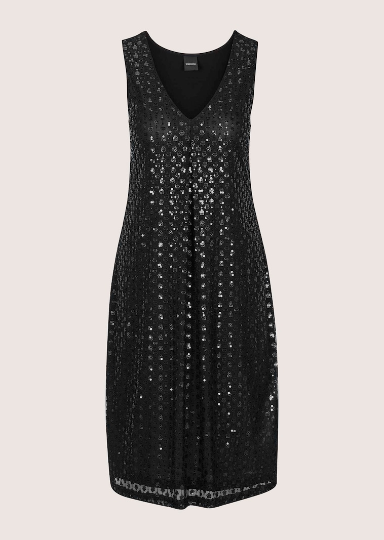 Paillettenkleid in A-Linie