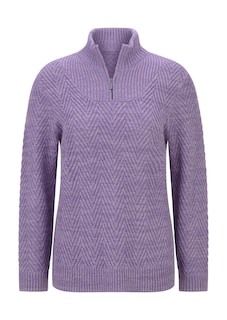 Tricot pullover met troyerkraag thumbnail 6