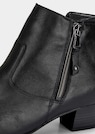 Bottines en cuir nappa avec fermeture éclair thumbnail 3