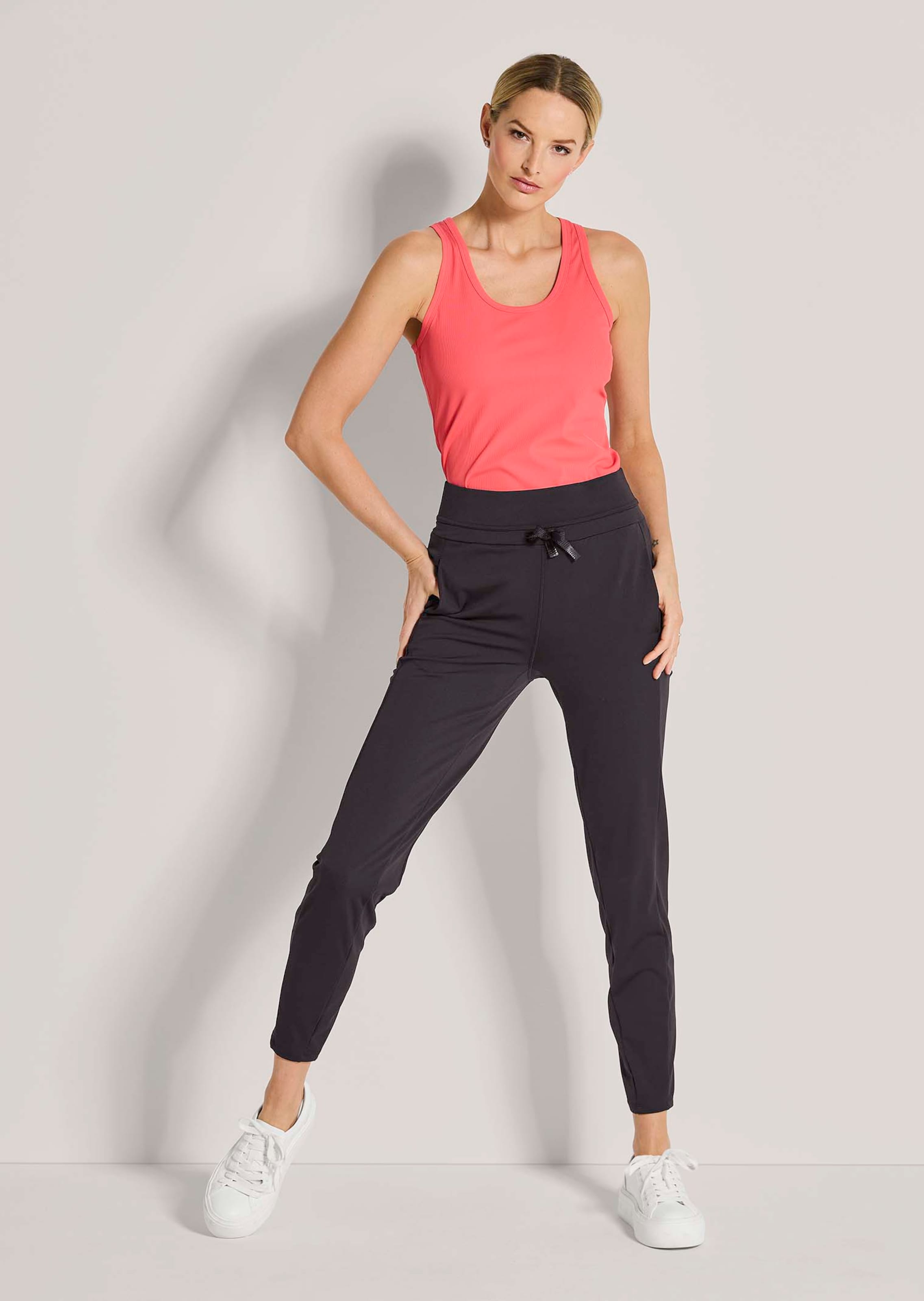 GRECERELLE Brede yogabroek voor dames, hoge taille, joggingbroek met