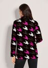 Verschlusslose Shirtjacke mit Hahnentrittmuster thumbnail 3