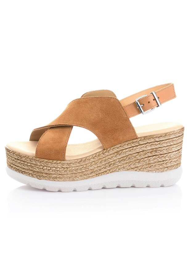 Sandalette aus Rindsvelousleder 6