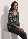 Pull jacquard avec encolure en V thumbnail 4