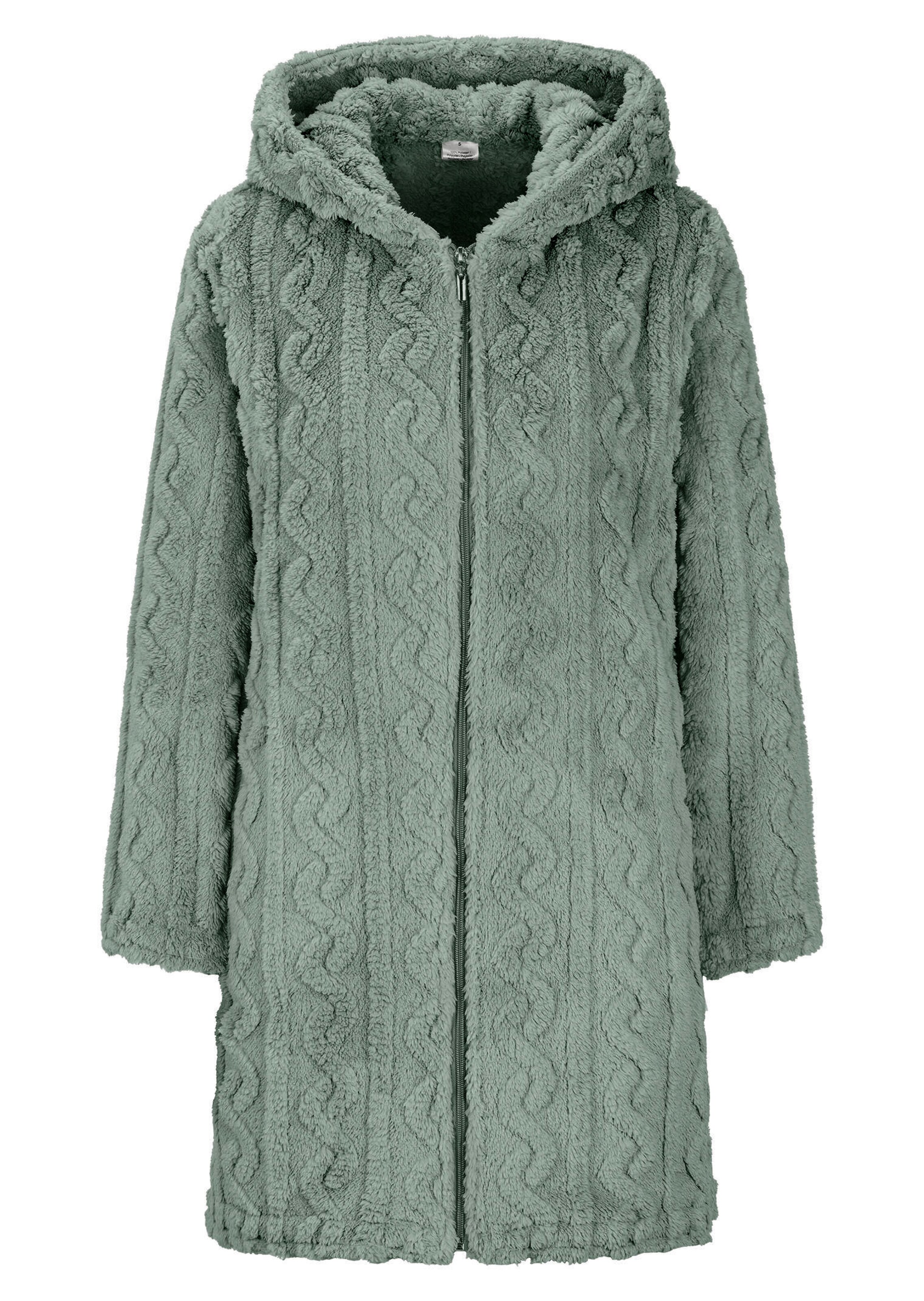 Veste polaire douillette avec capuche