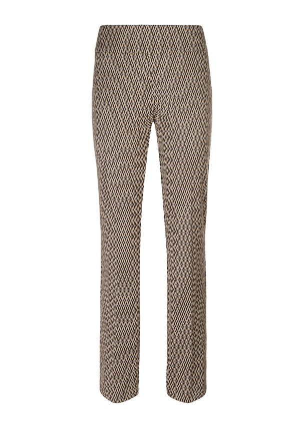 Slip-on trousers in high-quality jacquard 5