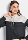 Colour-blocking sweatshirt van functionele stof thumbnail 3