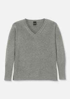 V-neck cashmere jumper thumbnail 6