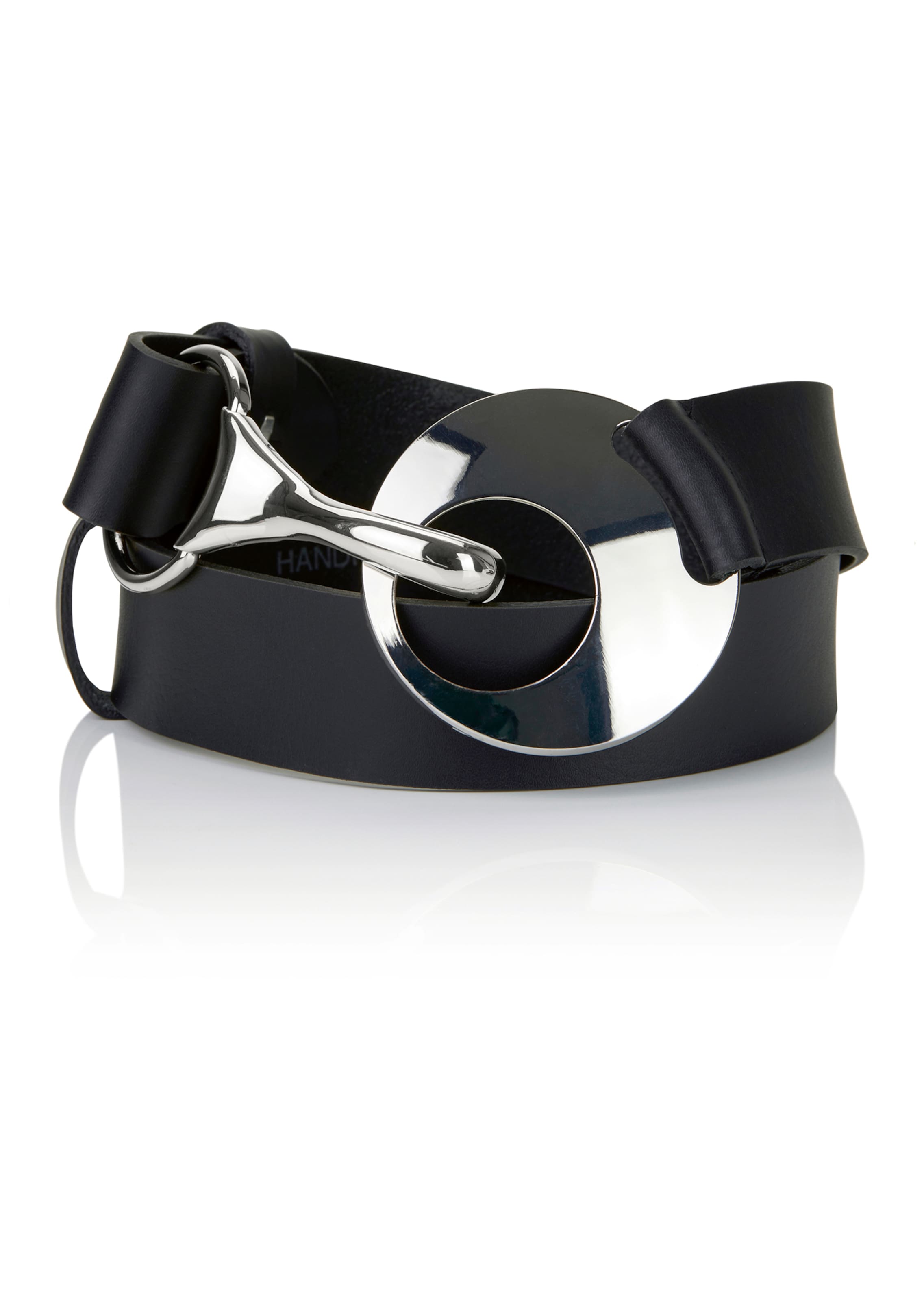 Leder-Gürtel mit Karabiner-Schließe
