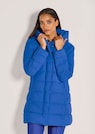 Lange Steppjacke mit Kapuze thumbnail 1