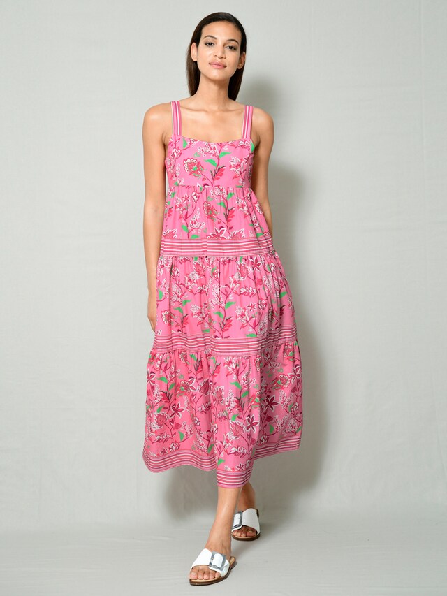 Strandkleid im schönen Blumendruck