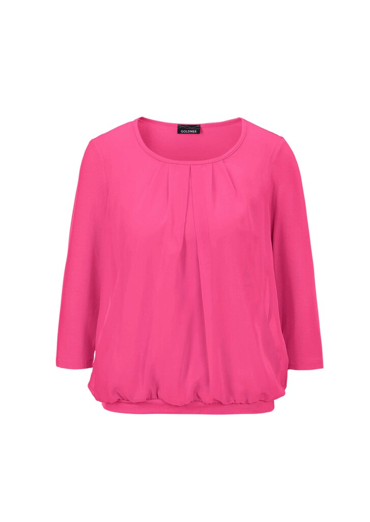 Verzorgd shirt in elegante blouselook