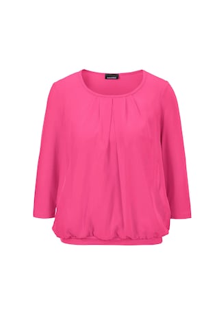 pink Gepflegtes Shirt in eleganter Blusen-Optik